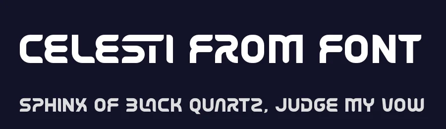Celesti From Font by Denustudios — Display Font — thumbnail 2