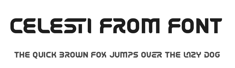 Celesti From Font by Denustudios — Display Font