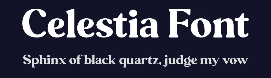 Celestia Font by Bellinghamtype Foundry — Serif Font — thumbnail 2