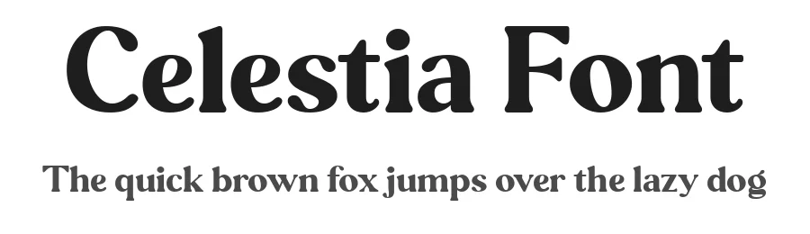 Celestia Font by Bellinghamtype Foundry — Serif Font