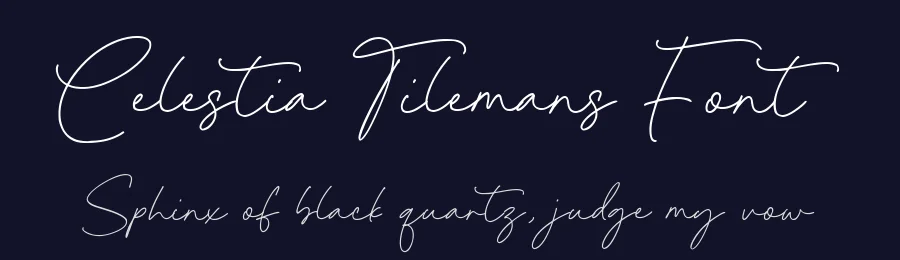Celestia Tilemans Font by Timur type — Script Handwritten Font — thumbnail 2