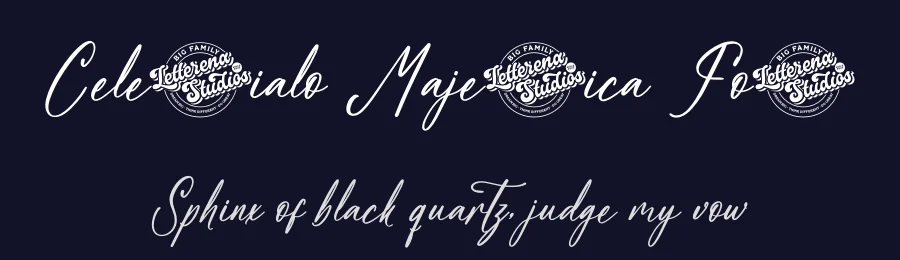 Celestialo Majestica Font by letterenastudios — Script Handwritten Font — thumbnail 2