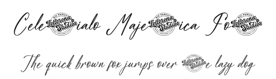 Celestialo Majestica Font by letterenastudios — Script Handwritten Font