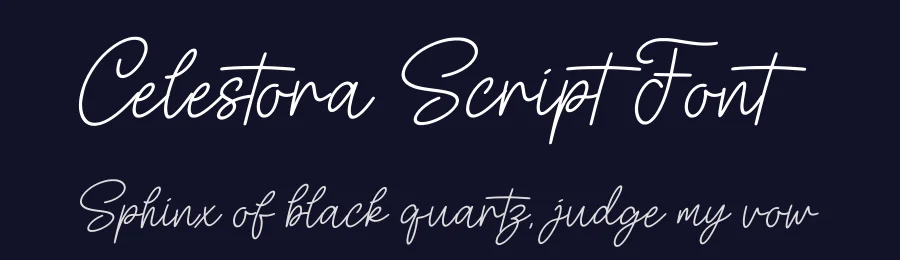 Celestora Script Font by Funtype — Serif Font — thumbnail 2