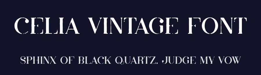 Celia Vintage Font by vpcreativeshop — Serif Font — thumbnail 2