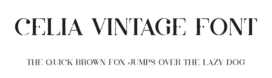 Celia Vintage Font by vpcreativeshop — Serif Font
