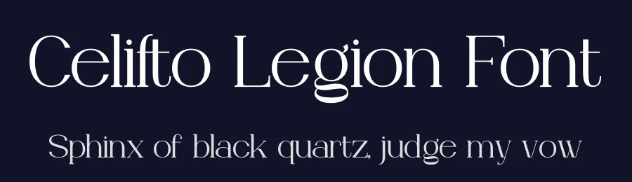 Celifto Legion Font by Denustudios — Serif Font — thumbnail 2