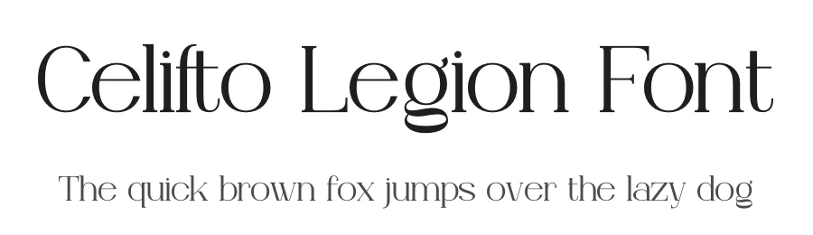Celifto Legion Font by Denustudios — Serif Font