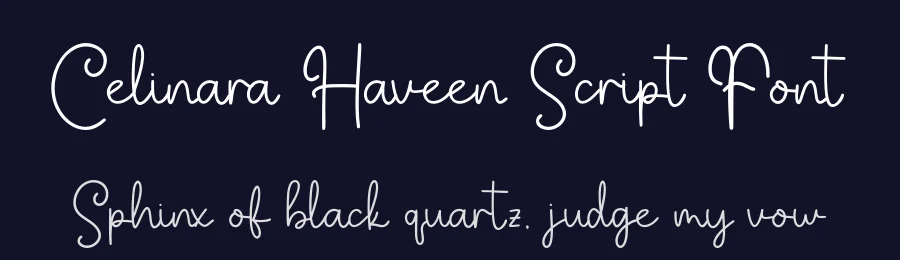 Celinara Haveen Script Font by Creatifontstudios — Script Handwritten Font — thumbnail 2