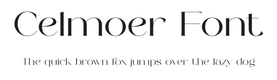 Celmoer Font by SURATMI — Serif Font