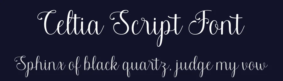Celtia Script Font by stripesstudio — Script Handwritten Font — thumbnail 2