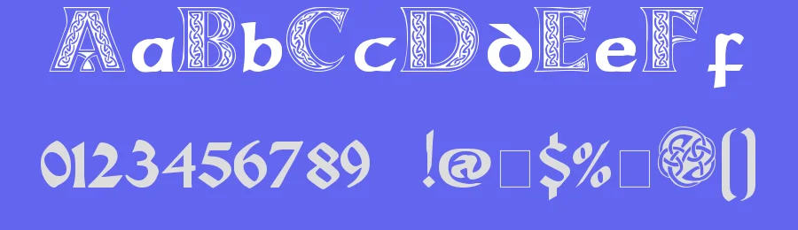 Celtic Font by Igor Grovich — Display Font — thumbnail 3