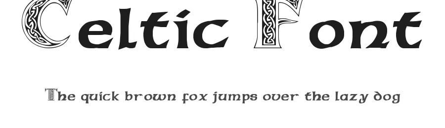 Celtic Font by Igor Grovich — Display Font