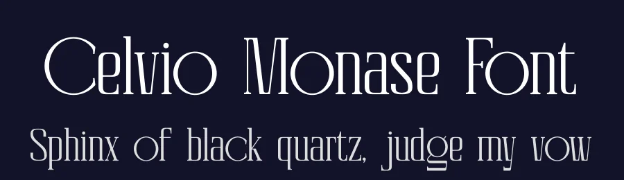 Celvio Monase Font by Denustudios — Serif Font — thumbnail 2