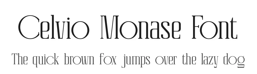Celvio Monase Font by Denustudios — Serif Font