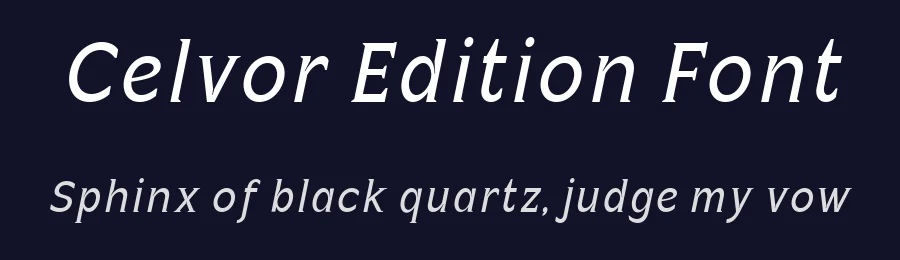 Celvor Edition Font by roomspace creative lab — Serif Font — thumbnail 2