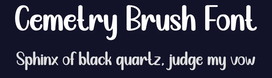 Cemetry Brush Font by andikastudio — Display Font — thumbnail 2