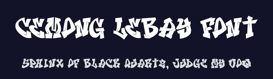 Cemong Lebay Font by Sealoung — Display Font — thumbnail 2