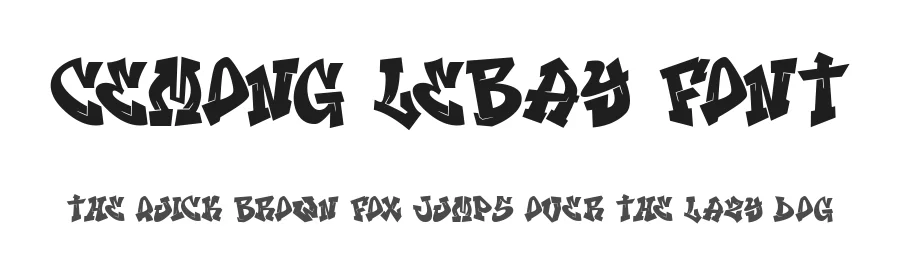 Cemong Lebay Font by Sealoung — Display Font