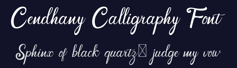 Cendhany Calligraphy Font by javatype studio — Script Handwritten Font — thumbnail 2