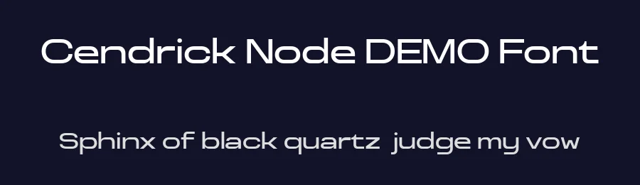 Cendrick Node DEMO Font by Ragamkata — Sans Serif Font — thumbnail 2