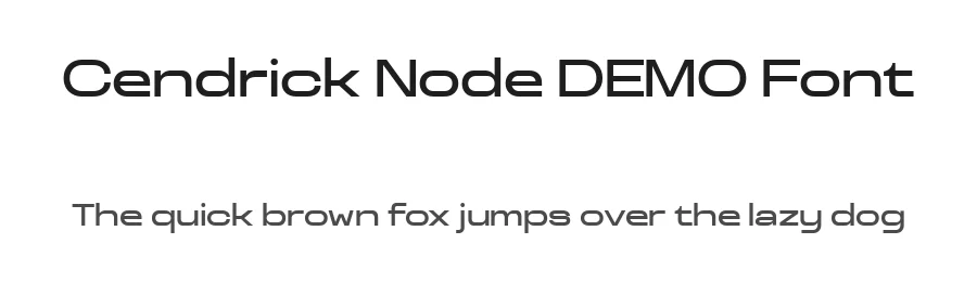 Cendrick Node DEMO Font by Ragamkata — Sans Serif Font