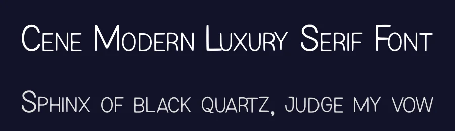 Cene Modern Luxury Serif Font by AstutiStudio — Serif Font — thumbnail 2
