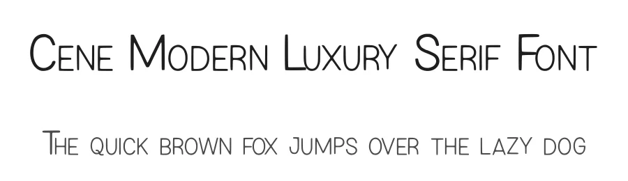 Cene Modern Luxury Serif Font by AstutiStudio — Serif Font