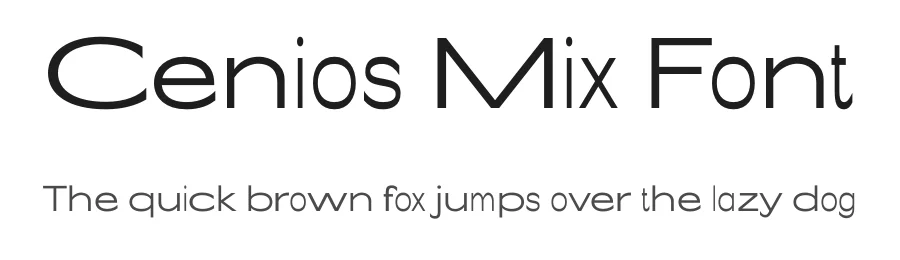 Cenios Mix Font by craftsupplyco — Sans Serif Font
