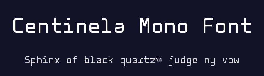 Centinela Mono Font by LJ-Design Studios — Display Font — thumbnail 2
