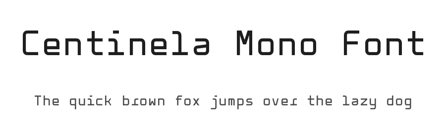 Centinela Mono Font by LJ-Design Studios — Display Font