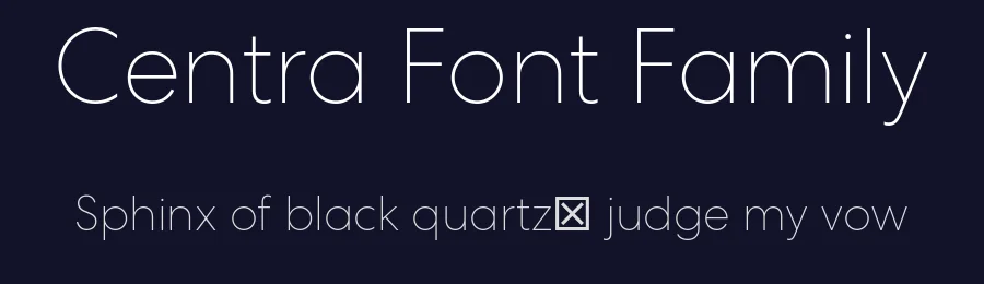 Centra Font Family by sharptype — Sans Serif Font — thumbnail 2