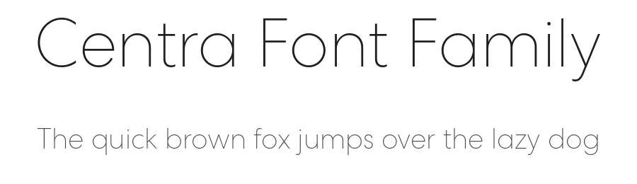 Centra Font Family by sharptype — Sans Serif Font