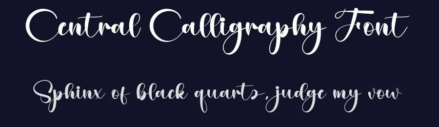 Central Calligraphy Font by creativeletter — Script Handwritten Font — thumbnail 2
