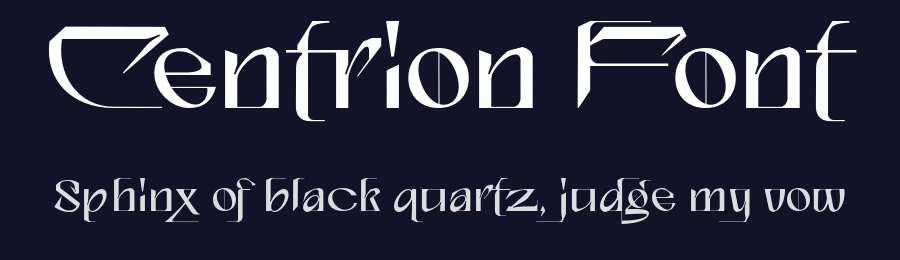 Centrion Font by Hendra Maulia — Sans Serif Font — thumbnail 2