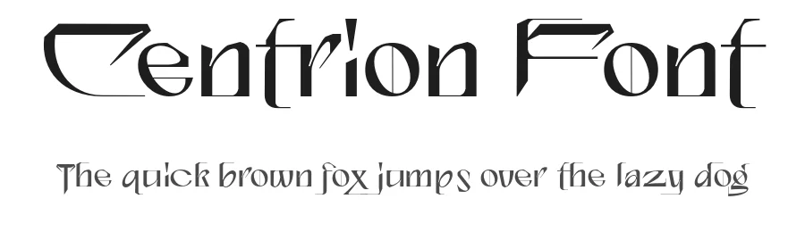 Centrion Font by Hendra Maulia — Sans Serif Font