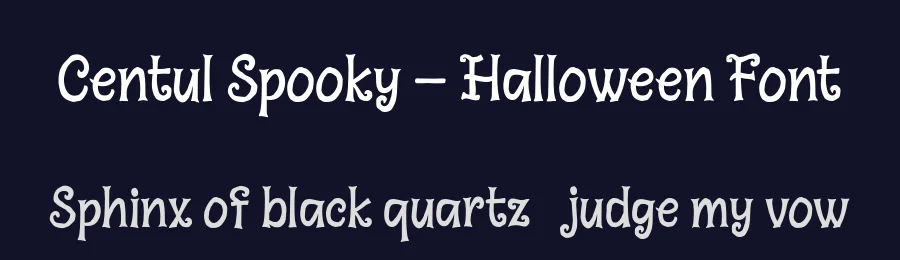 Centul Spooky – Halloween Font by productype — Display Font — thumbnail 2