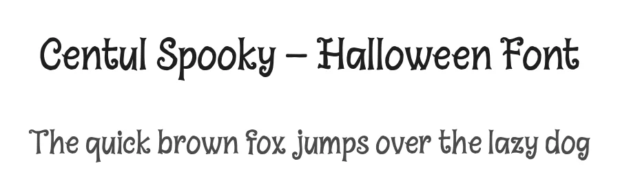 Centul Spooky – Halloween Font by productype — Display Font
