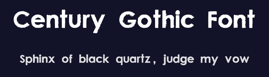 Century Gothic Font by Vitalii — Blackletter Font — thumbnail 2