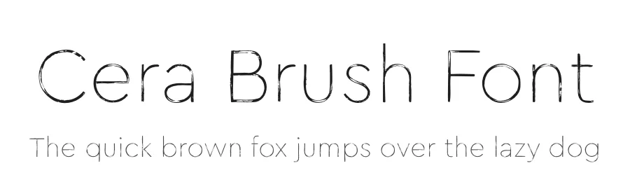 Cera Brush Font by Jakob Runge — Display Font