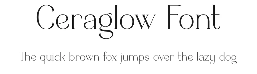 Ceraglow Font by Pinisi ART — Serif Font