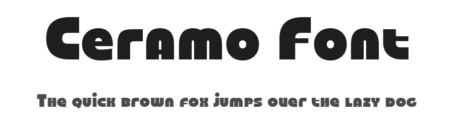 Ceramo Font by Drizy — Display Font