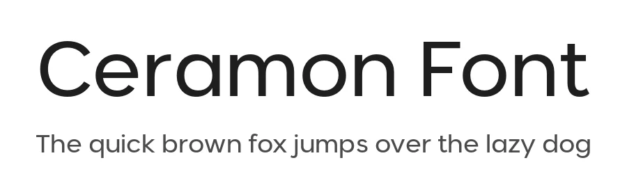 Ceramon Font by Zafara — Decorative Font