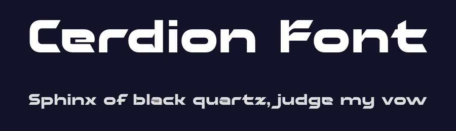 Cerdion Font by Rantautype — Display Font — thumbnail 2