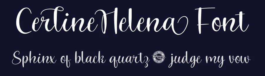 Cerline Helena Font by CalligraphyFonts.net — Script Handwritten Font — thumbnail 2