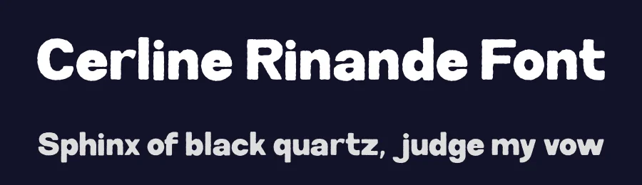 Cerline Rinande Font by Inviline.co — Display Font — thumbnail 2