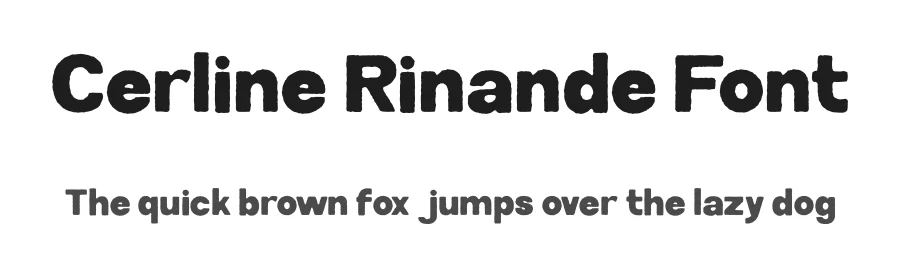 Cerline Rinande Font by Inviline.co β Display Font