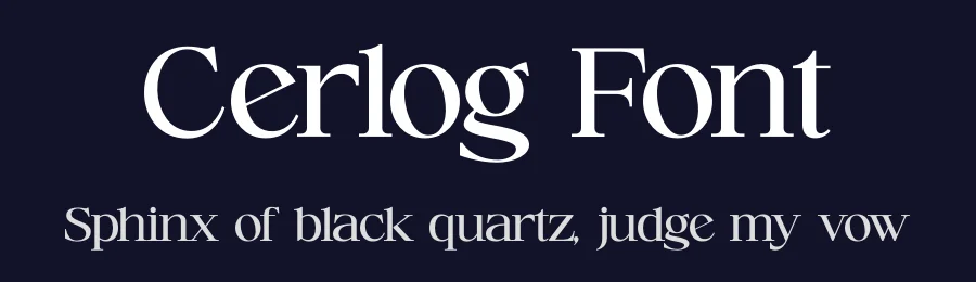 Cerlog Font by Amorfa Type — Serif Font — thumbnail 2