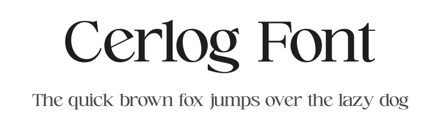 Cerlog Font by Amorfa Type — Serif Font