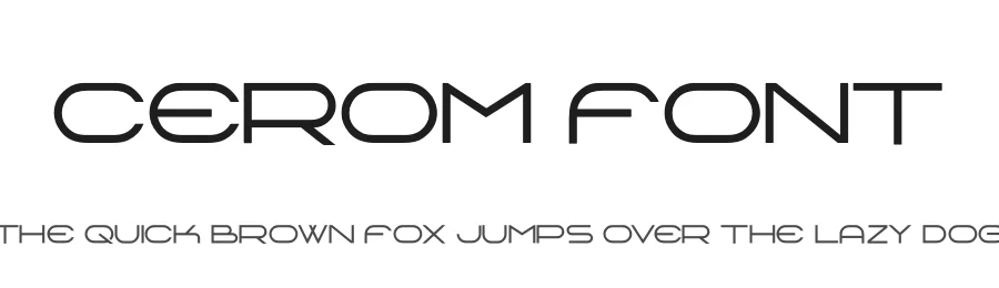 Cerom Font by hayoyuka8 — Display Font